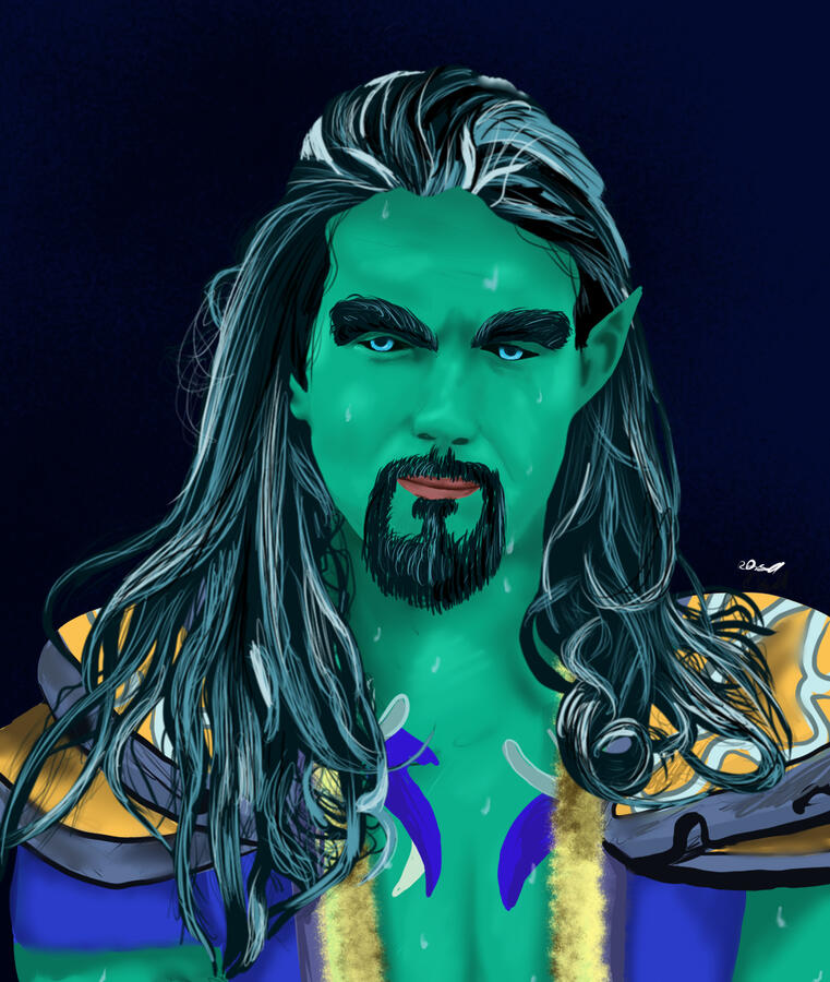 Water Genasi DnD Character